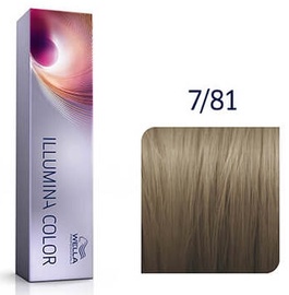 Kраска для волос Wella Illumina Color, Medium Pearl Ash Blonde, 7/81, 60 мл