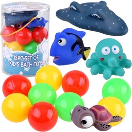 Игрушка для ванны Sea Animals And Balls ZA4444, многоцветный, 13 шт.