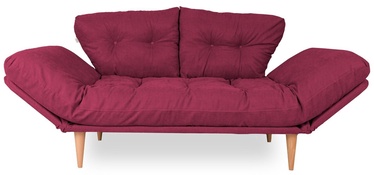 Dīvāngulta Hanah Home 3-Seat Nina Daybed GR105, sarkana, 120 x 60 cm x 40 cm