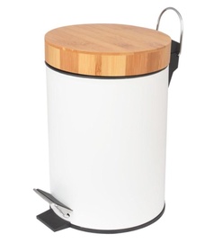 Atkritumu tvertne Yoka, brūna/balta, 3 l