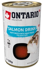 Kassi märgtoit Ontario Cat Drink Salmon, kalaliha/kanaliha, 0.135 kg