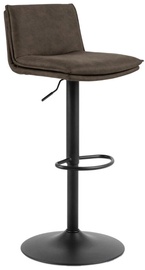 Bāra krēsls Flynn 98425, matēts, melna/antracīta, 38 cm x 46 cm x 68 - 89 cm