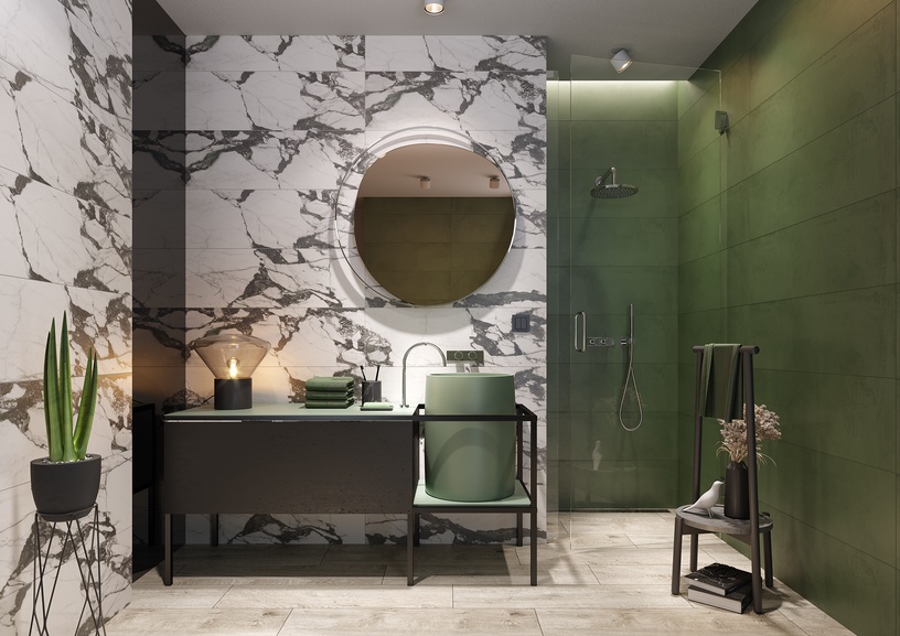 Flīzes keramika Cersanit Green Stone NT986-002-1, 890 mm x 289 mm
