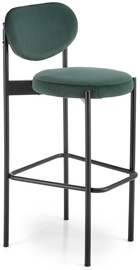 Барный стул H108, матовый, темно-зеленый, 42 см x 48 см x 92 см