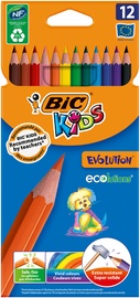 Spalvotieji pieštukai Bic Evolution, 12 vnt.