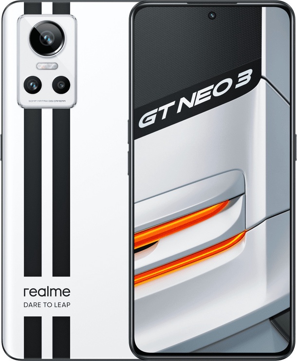 Мобильный телефон Realme GT Neo 3, белый, 12GB/256GB