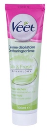 Depilācijas krēms Veet Silk & Fresh Dry Skin, 100 ml