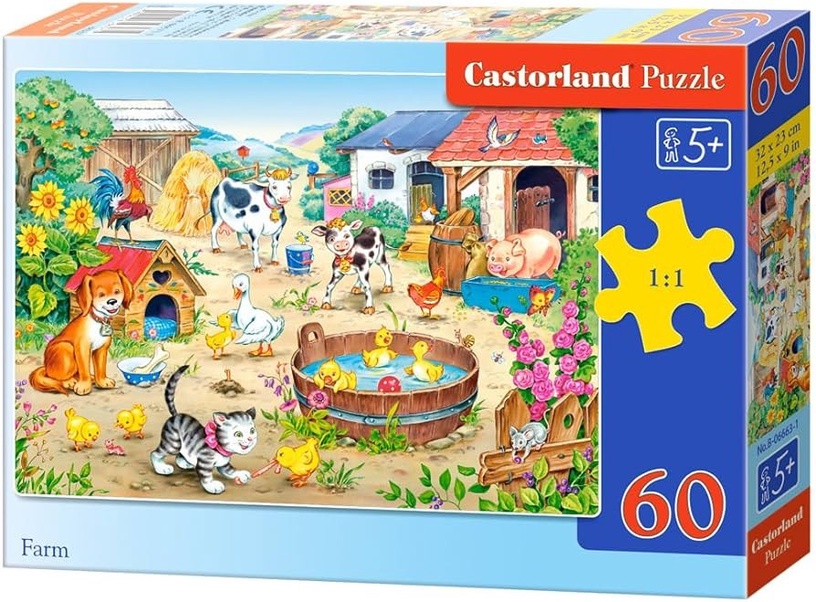 Puzle Castorland Farm 06663, 23 cm x 32 cm, 60
