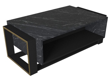 Kohvilaud Kalune Design Bianco, must, 1064 mm x 600 mm x 404 mm