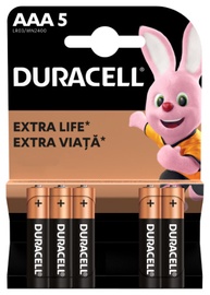 Батареи Duracell DURB062, AAA, 1.5 В, 5 шт.