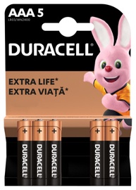 Elementai Duracell DURB062, AAA, 1.5 V, 5 vnt.