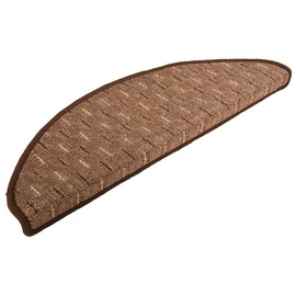 Kāpņu paklājs VLX Carpet Stair Treads, brūna (bojāts iepakojums)