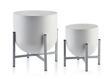 Цветочный горшок Mondex Swen 5902643380240, белый, Ø 240 мм, 240 мм x 240 мм