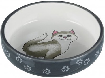 Bļoda barošanai Trixie Short Nosed Cat Bowl, 0.3 l