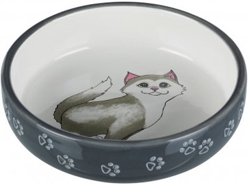 Bļoda dzīvniekiem Trixie Short Nosed Cat Bowl, 0.3 l, 15 cm x 15 cm