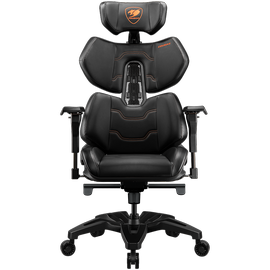 Spēļu krēsls Cougar Gaming Terminator CGR-TER, 75 x 59.5 x 129.5 - 137.5 cm, melna/oranža