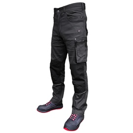 Рабочие штаны мужские/универсальный Pesso Stretch, серый, хлопок/эластан, C52 размер