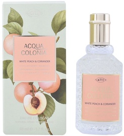 Одеколон 4711 Acqua Colonia White Peach & Coriander Splash & Spray, 50 мл