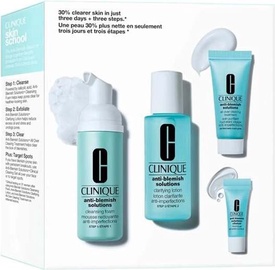 Sejas kopšanas līdzekļu komplekts sievietēm Clinique Skin School Anti-Blemish Solutions, 128 ml, sievietēm