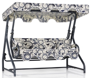 Диван-качели Kalune Design Olea 3 561CLR1724, многоцветный, 110 см x 200 см x 165 см