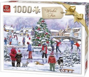 Пазл King Winter Fun 55935, 1000 шт.
