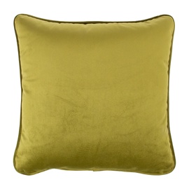 Декоративная подушка Home4you Velvet Roheline P0067319, светло-зеленый, 450 мм x 450 мм