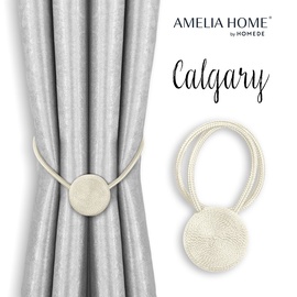 Aizkaru piederumi AmeliaHome Calgary, bēša, 2 gab.