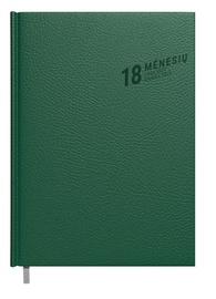 Töökalender Timer 11BR8608, A5, roheline, 21 cm x 14.8 cm
