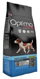 Sausā suņu barība Optima Nova Puppy Medium OP61444, vistas gaļa/rīsi, 2 kg