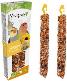 Nūjiņas Vadigran Stixx Parakeet Biscuit 2pcs 14470, universālā barība, 0.115 kg