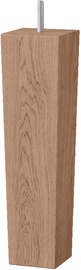 Baldų kojelės Sleepwell C10861022, 6.5 cm x 6.5 cm, 23 cm, ąžuolo, 4 vnt.