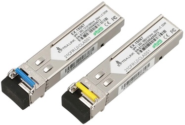 Otsik Extralink SFP WDM 1.25G 1310/1550nm, hõbe