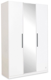 Riidekapp Kalune Design White 3 Doors, valge, 54.5 cm x 135 cm x 209 cm, peegliga