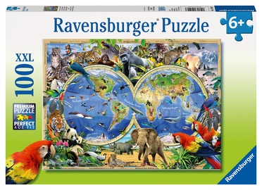 Пазл Ravensburger Animals Of The World, 100 шт.