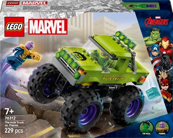 Konstruktor LEGO® Marvel The Hulk Truck vs. Thanos 76312, 229 tk