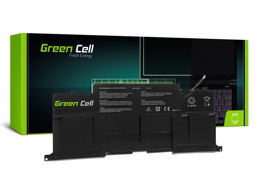 Klēpjdatoru akumulators Green Cell AS72, 6.2 Ah, LiPo