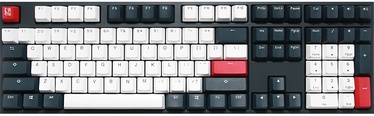 Клавиатура Ducky ONE 2 TKL Tuxedo MX-Red Cherry MX Red DE, белый/черный/красный
