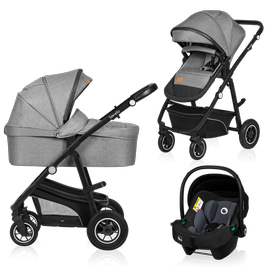Универсальная коляска Lionelo Bianka 3in1, серый