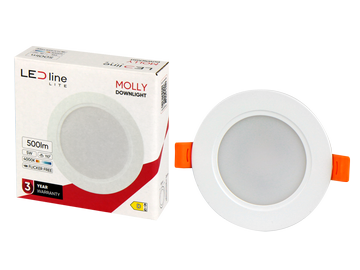 Iebūvēta lampa padziļinājums LED Line Molly, 4000°K, LED, balta