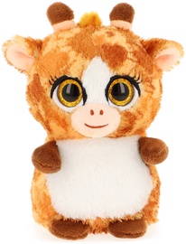 Mīkstā rotaļlieta Keel Toys Motsu Giraffe, brūna/balta/oranža, 14 cm