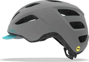 Велосипедный шлем для женщин GIRO Trella Mips, серый, 500 - 570 мм