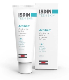 Veido gelis Isdin Acniben Shine And Spot Control, 40 ml