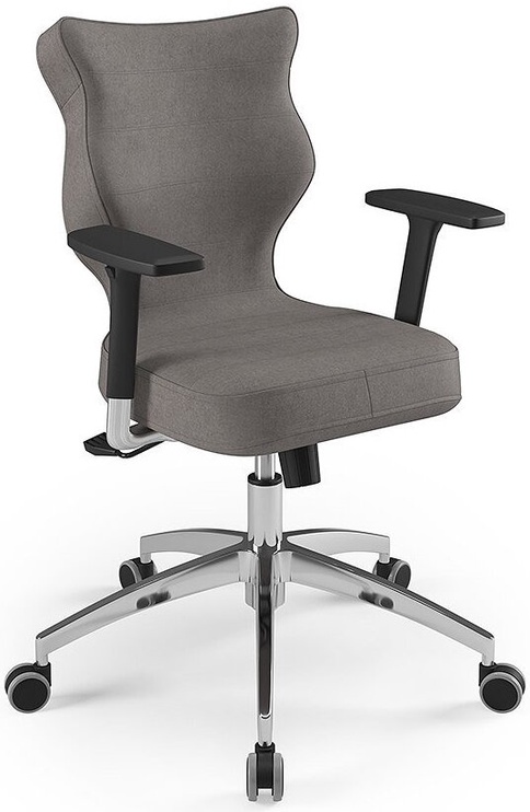 Офисный стул Perto Poler AL02, 42.5 x 40 x 71 - 82 см, коричневый