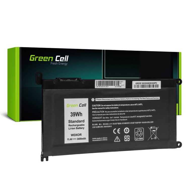Sülearvutiaku Green Cell DE150, 4.6 Ah, LiPo