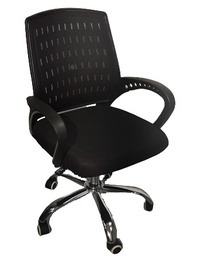 Офисный стул MN A041С, 48 x 48 x 90 см, черный