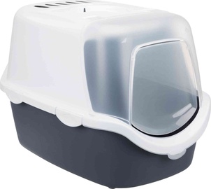 Закрытый кошачий туалет Trixie Vico 40341, белый/серый, 40 х 56 х 40 см, закрытый, 56 см x 40 см x 40 см
