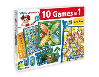 Stalo žaidimas Clementoni Young Learners 10 Games in 1 60482