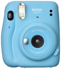 Моментальный фотоаппарат Fujifilm INSTAX MINI 11 Sky Blue, синий (поврежденная упаковка)