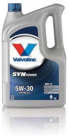 Motoreļļa Valvoline Synpower RNO C3 5W - 30, sintētiskais, vieglajam auto, 5 l