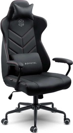 Kontoritool Sofotel Werona, 50 x 50 x 116 - 123 cm, must